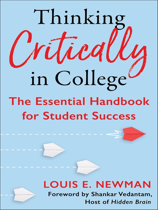 Cover image for Thinking Critically in College